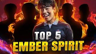 TOP 5 BEST EMBER SPIRIT PLAYERS IN DOTA 2