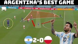 Tactical Analysis : Argentina 2 - 0 Poland | Complete Domination |