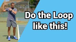 How to do the loop on the serve