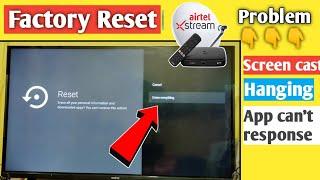 How to factory data reset airtel xstream | Airtel Xstream Ko Reset Kaise Kare
