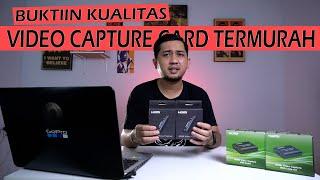 HDMI Video Capture Card MURAH Pilihan TERBAIK | Test 1080p di 60fps dan Sinkron delay with OBS