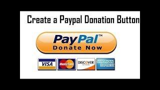 How to  Fast and Easy Add Paypal Donation Button to YouTube Channel (New Video)