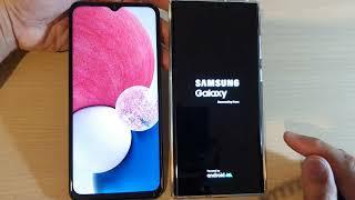 Bootup Screen Comparison Between the Samsung Galaxy A13 Vs Galaxy S22 Ultra