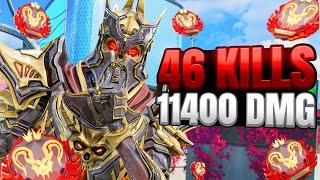 Revenant 46 Kills and 11,400 Damage Gameplay Wins - Apex Legends (No Commenatry)