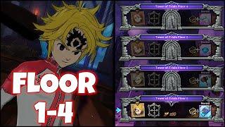 TOWER OF TRIALS FLOOR 1, 2, 3 & 4 - Seven Deadly Sins: Grand Cross