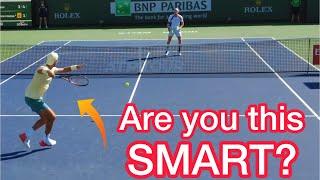 Incredible Pro Singles Point Analysis (Tennis Footwork, Strategy, and Technique)