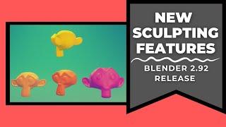 Exploring the New Sculpting Features | Blender 2.92 Release