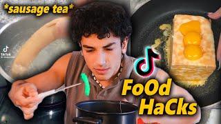 I Tried Viral TikTok Food Hacks that made me post this from the bathroom 