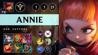 Annie Support vs Nami: Shield Maker - KR Master Patch 14.18