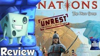 Nations: The Dice Game - Unrest Review - with Tom Vasel