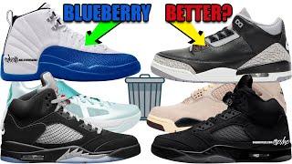 AIR JORDAN 12 BLUEBERRY, SCRAPPED AIR JORDANS, AJ 3 BLACK CEMENT, AJ 5 BLACK METALLIC 2025 + MORE