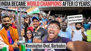 WORLD CUP FINAL VLOG || INDIA VS SOUTH AFRICA  IN BARBADOS, WEST INDIES 