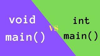 Difference between int main and void main in c programming | Dr. Yogendra Pal | Hindi / Urdu