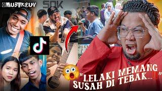 SUMPAH ️ SHOCK DENGAR SUARANYA   ‼️ REACTION COVER TIK TOK