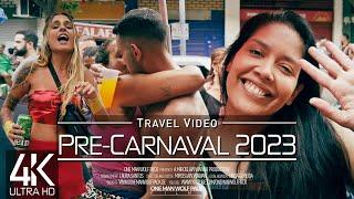 【4K 60fps】 RIO DE JANEIRO PRE CARNIVAL 2023  «The Party of your Life»  ORIGINAL SOUNDS
