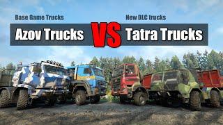 Snowrunner New Tatra Trucks vs Azov Trucks