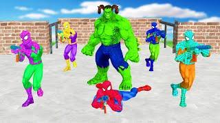 Spiderman Superheroes Brother Shark Spider-Man Family, Spider in Granny Mansion | Belee Heroes