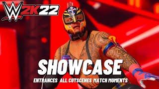 WWE 2K22: REY MYSTERIO'S SHOWCASE WITH ENTRANCES | PS5 (4K 60FPS/HDR)
