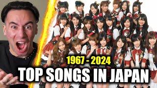 Most Popular Songs In Japan  (1967 - 2024) REACTION