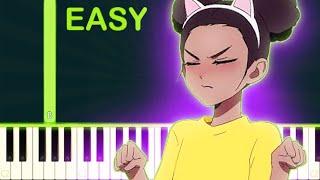 SAD CAT DANCE MEME SONG - EASY Piano Tutorial