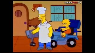 The Simpsons: Lisa ruins Homers BBQ Party [Clip]