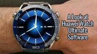 Huawei Watch Ultimate Software Walkthrough