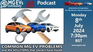 COMMON MG EV PROBLEMS and the SOLUTIONS that owners have found