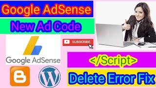 Google AdSense Ad  Code Script   Error  fix in #blogger