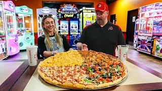 Cicis "Piezilla" Pizza Challenge Had Only Been Beaten Once.. so we added extra toppings!