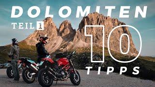 Dolomites: 10 tips for your perfect motorcycle trip | Part 1