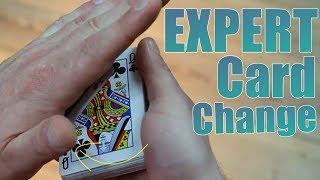 Classic Erdnase colour change card transformation with two hands tutorial !!