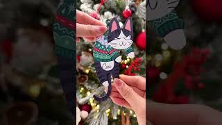 Hanging Cats | Personalized Cat Ornament