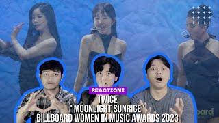 Twice 'MOONLIGHT SUNRISE' Billboard Women In Music Awards 2023 REACTION!! NAYEON CUANTIK BENER!!!