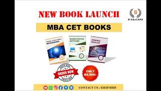 New Books Launched for MBA CET 2024 @BEduCAREclasses