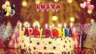 LUSYA Birthday Song – Happy Birthday Lusya