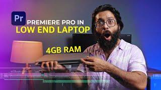 How To Run Premiere Pro In 4GB RAM | RUN PREMIERE PRO ON LOW END PC | Hindi | 2023 | TIPS & TRICKS