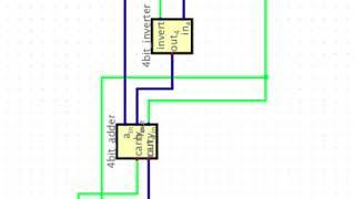 4bit adder subtractor