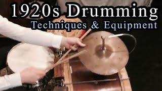 How to play drums in the 1920s style - Early Jazz Drum Lesson