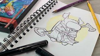 INKTOBER DAY 6: RODENT! [CUSTOM AMONG US SKIN] Master Splinter Among Us Character Design! TMNT Art!