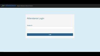 Simple Attendance Record System using PHP With Source Code | Source Code & Projects