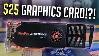 Gaming on a $25 Graphics Card! (2021)