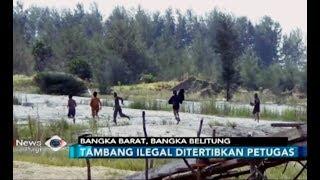 Pelaku Tambang Timah Ilegal di Bangka Barat Kocar Kacir Dirazia Petugas - iNews Pagi 01/10