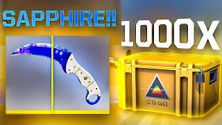 I UNBOXED A SAPPHIRE IN CS2!! (1000x Prisma Case Opening)