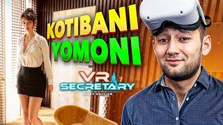 YANGI KOTIBA ISHGA OLDIM, QIZ EMAS OT! ► VR Secretary: Ailey Edition #1