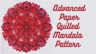 Paper Quilled Advanced Mandala / Paper Quilling Mandala Pattern