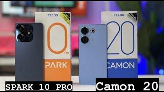 Tecno Camon 20 vs Tecno Spark 10 Pro: Who is the new BUDGET KING? 