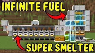 ULTIMATE SUPER SMELTER Minecraft Bedrock 1.21! (REUPLOAD - FIXED)