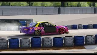 Assetto Corsa Meihan Wall Tap Drift PS13