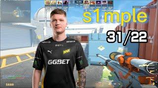 s1mple NUKE POV （31/22）Premier ￨ 61%HS ￨ (CS2 NUKE POV) Dec 09, 2023