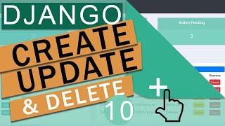 Create Update & Delete (CRUD) with  Model Forms | Django (3.0)  Crash Course Tutorials (pt 10)
